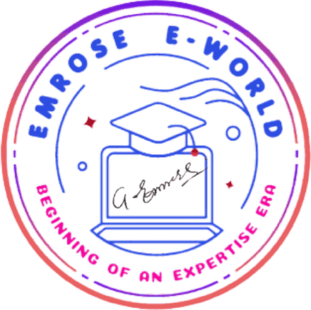 Emrose E-World logo